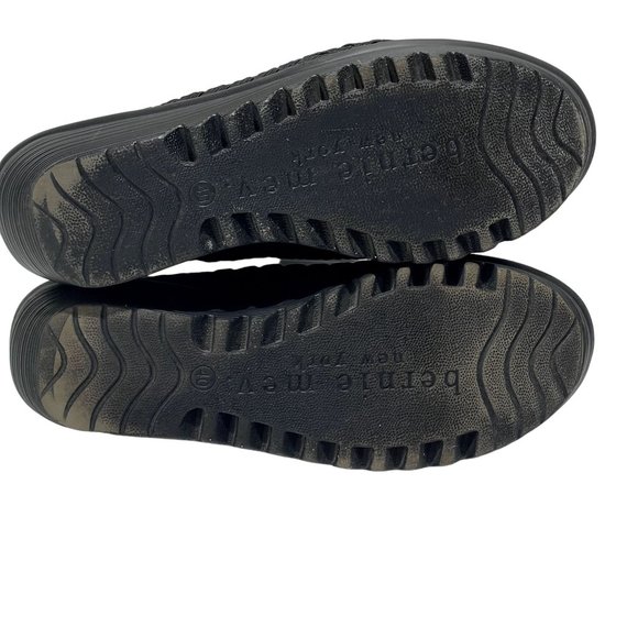 Bernie Mev Womens Braided Wedge Shoes Non-Slip Pull-on Gem Black Size 10 - Picture 10 of 14